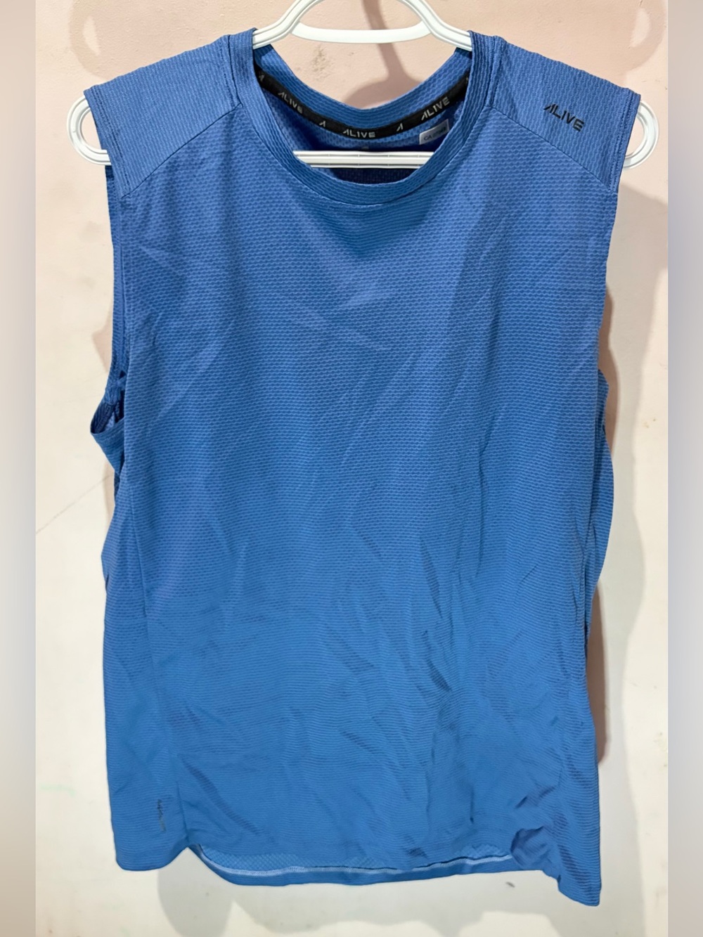 Men's Blue Performance Tank Top